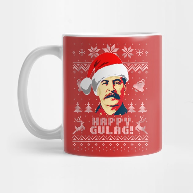 Joseph Stalin Happy Gulag Christmas by Nerd_art